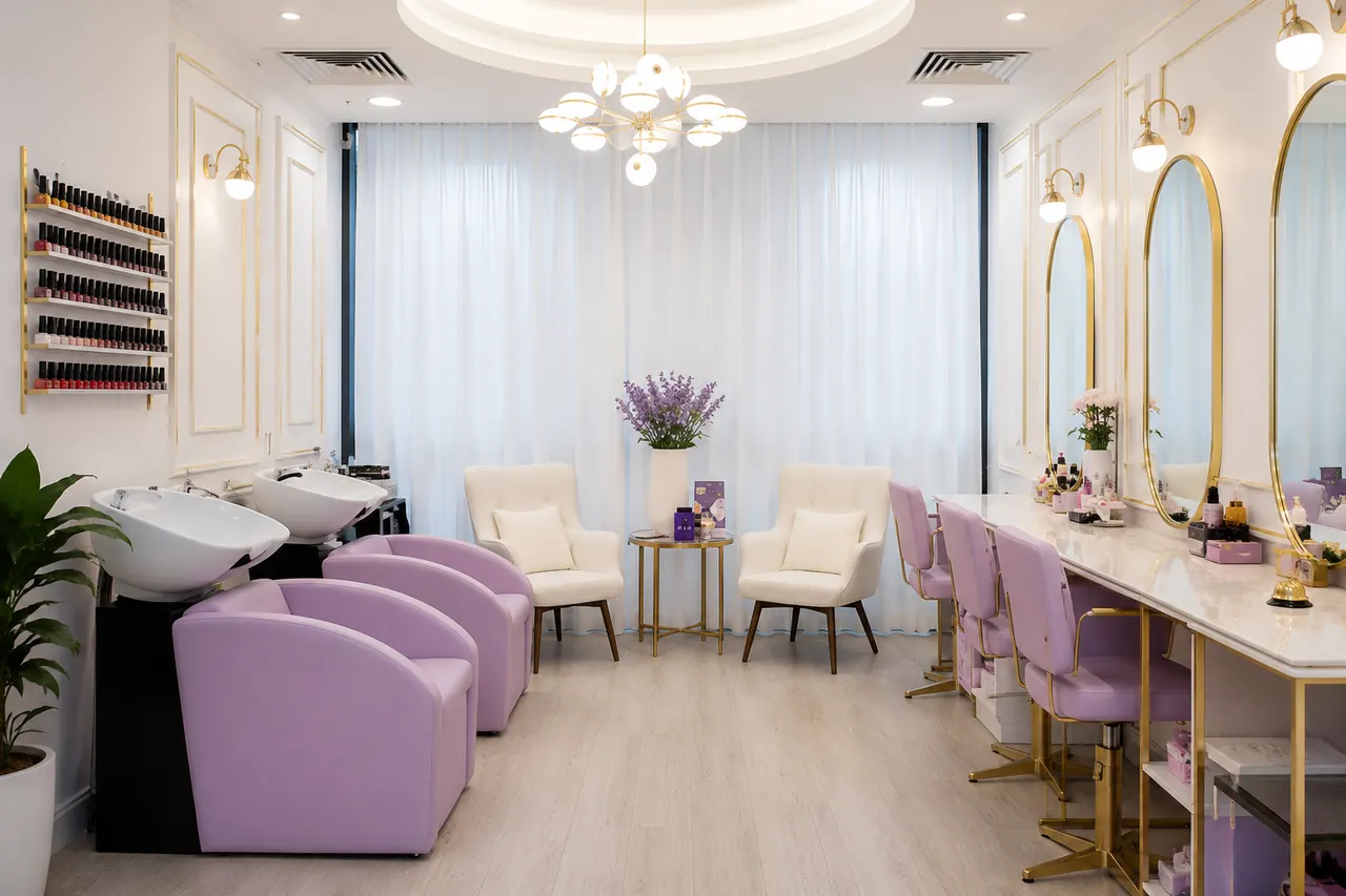 Beauty Sider luxury salon interior in Qatar